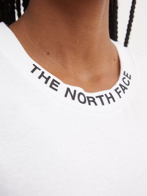 The North Face t-shirt bawełniany Zumu S/S Tee damski kolor biały NF0A87DJFN41