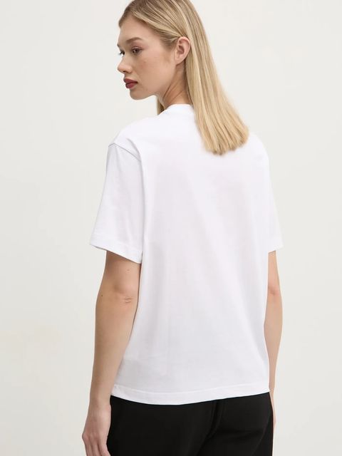 Karl Lagerfeld Jeans t-shirt bawełniany damski kolor biały A1W17006