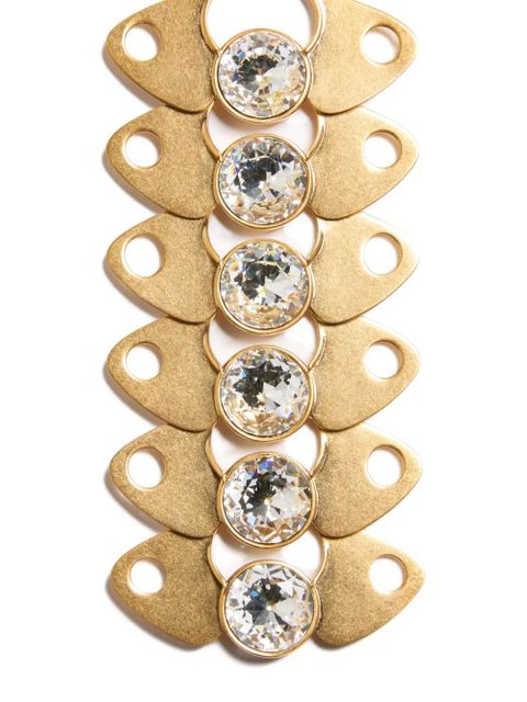 Valentino Garavani Pages single earring in metal and crystal - Gold