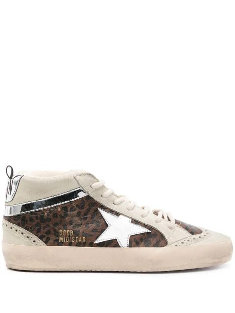 Golden Goose Mid Star high-top sneakers - Brown - zdjęcie produktu nr 1