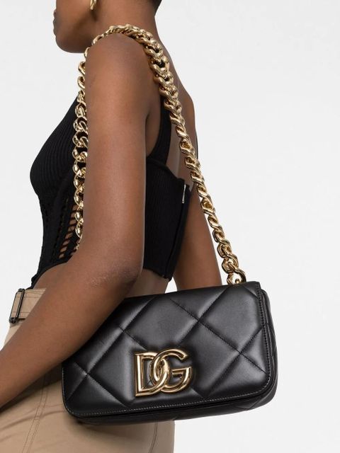 Dolce & Gabbana 3.5 quilted shoulder bag - Black - zdjęcie produktu nr 2