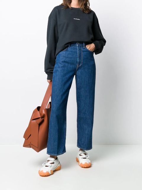 Acne Studios logo-print sweatshirt - Black - zdjęcie produktu nr 2