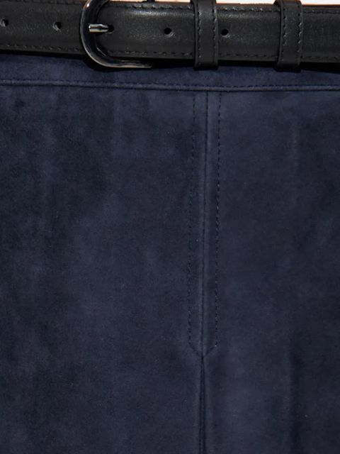 Self-Portrait pleated mini skirt - Blue