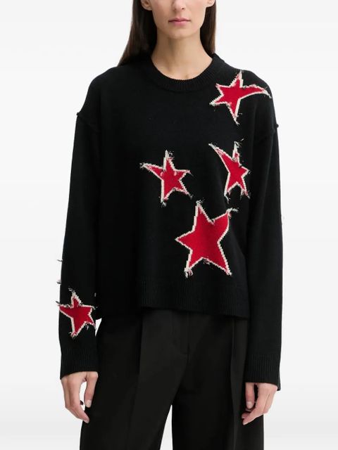 Zadig&Voltaire Markuz star-motif sweater - Black - zdjęcie produktu nr 1