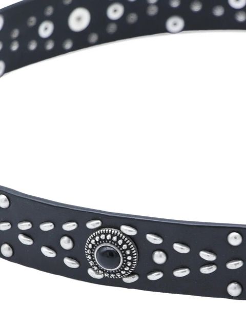 Golden Goose studded buckle belt - Black