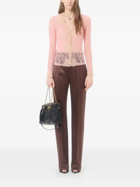 Valentino Garavani stretch lace bodysuit - Pink - zdjęcie produktu nr 2