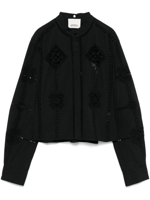 ISABEL MARANT Serena shirt - Black - zdjęcie produktu nr 1