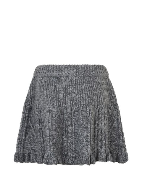 Valentino Garavani ruffled midi skirt - Grey - zdjęcie produktu nr 2