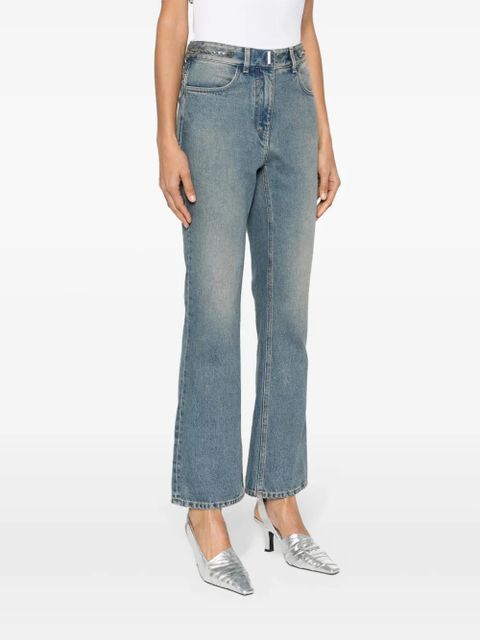 Givenchy 4G-motif straight-leg jeans - Blue - zdjęcie produktu nr 2
