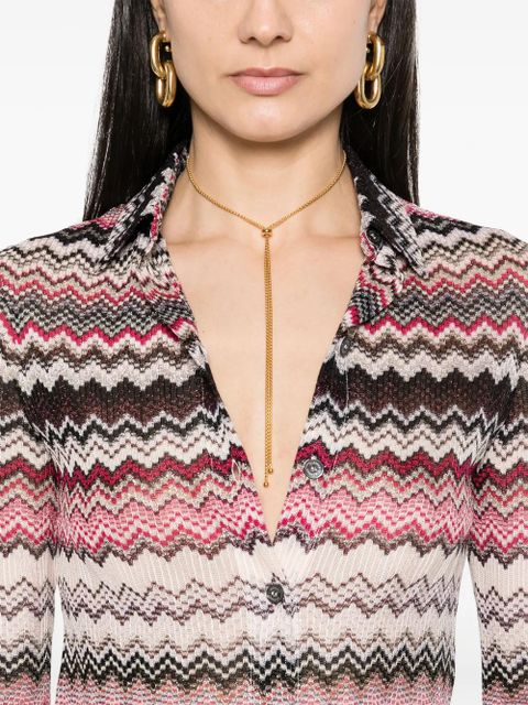 Missoni zigzag-pattern shirt - Black - zdjęcie produktu nr 2