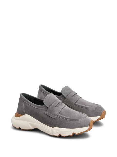 Tod's Sporty suede sneakers - Grey - zdjęcie produktu nr 2