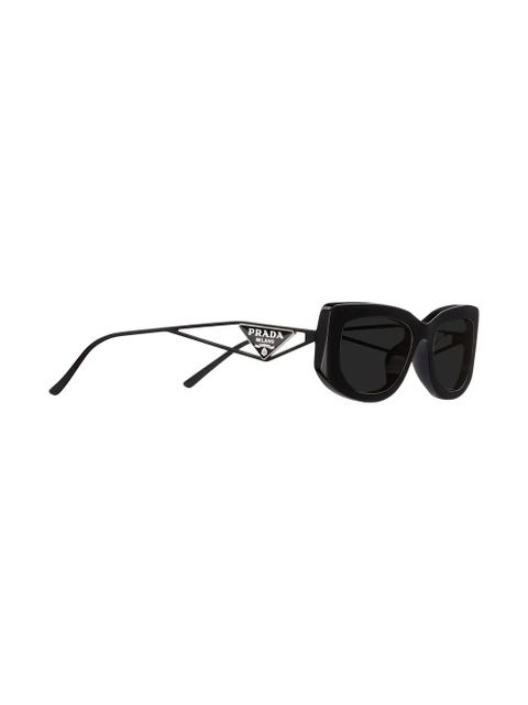 Prada Eyewear Symbole rectangle-frame sunglasses - Black - zdjęcie produktu nr 2