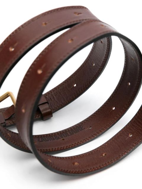 Zadig&Voltaire La Cecilia leather belt - Brown - zdjęcie produktu nr 2