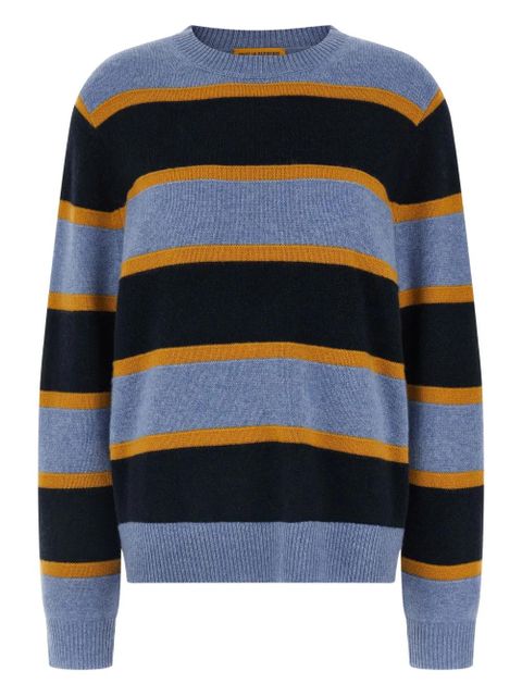 Guest In Residence striped crew-neck sweater - Blue - zdjęcie produktu nr 1