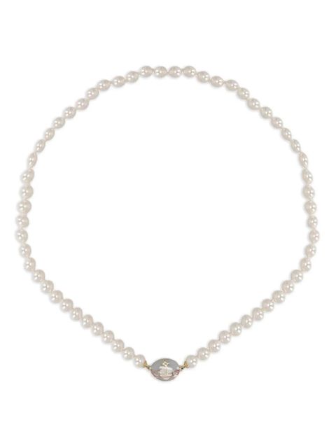 Vivienne Westwood orb pearl necklace - White - zdjęcie produktu nr 1