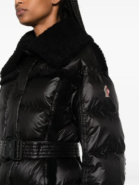 Moncler Grenoble Biollay belted ski jacket - Black
