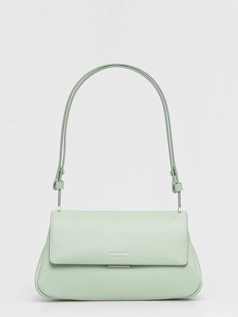 Kate Spade torebka skórzana kolor zielony KF844 - zdjęcie produktu nr 1