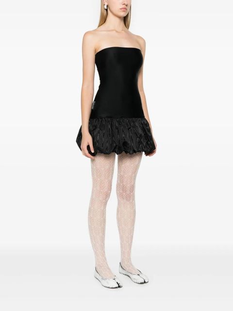 Marine Serre Moire mini dress - Black