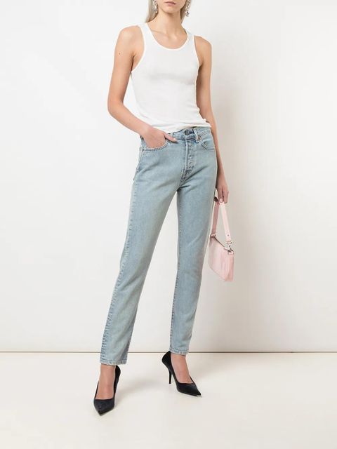 WARDROBE.NYC Release 04 ribbed tank top - White - zdjęcie produktu nr 2