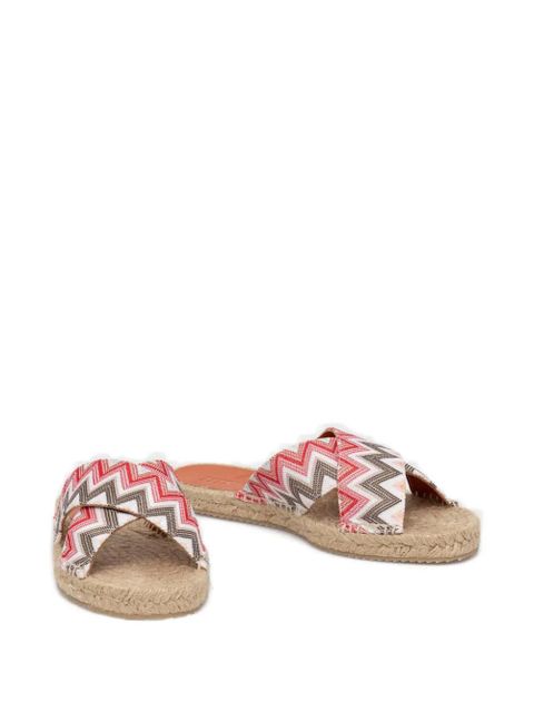 Missoni zigzag espadrilles - White