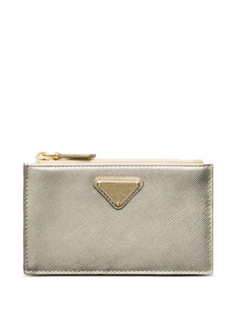 Prada logo zip wallet - Silver - zdjęcie produktu nr 1