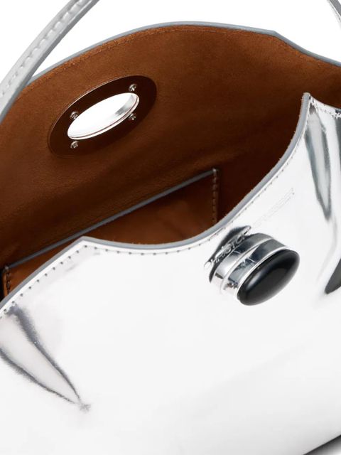 Christopher Esber Turnlock mini bag - Silver