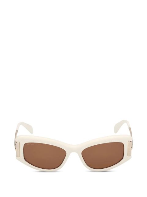 Max Mara Eyewear rectangle-frame sunglasses - White - zdjęcie produktu nr 1