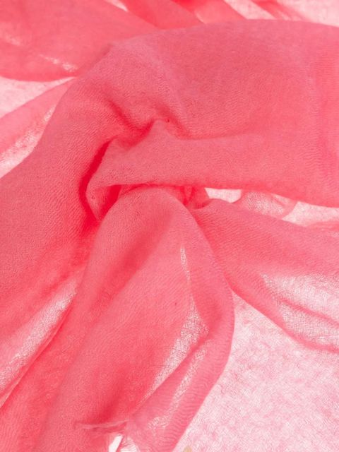 ISABEL MARANT Alette frayed scarf - Pink