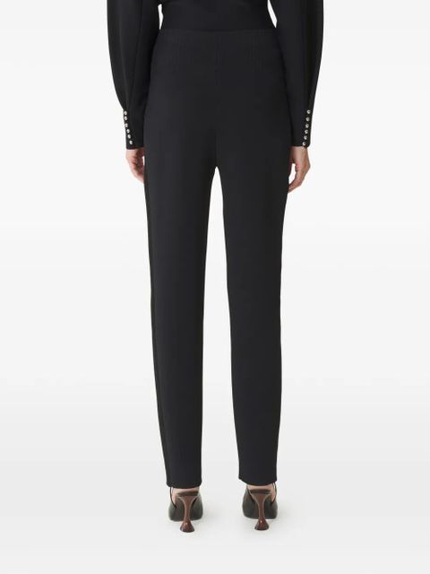 Lanvin ribbed-waistband trousers - Black