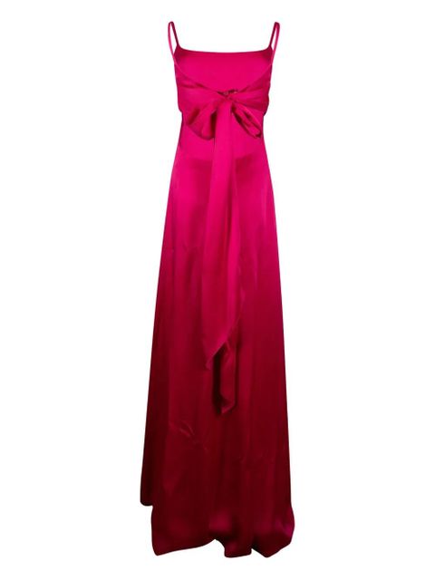 Max Mara square-neckline bow maxi dress - Pink - zdjęcie produktu nr 2