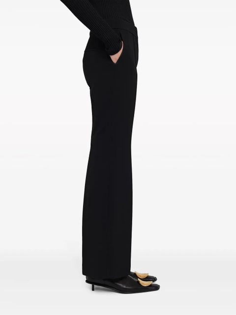 Jil Sander low-waist flared trousers - Black - zdjęcie produktu nr 2