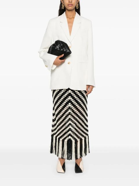 TOTEME notched-lapels single-breasted blazer - Neutrals