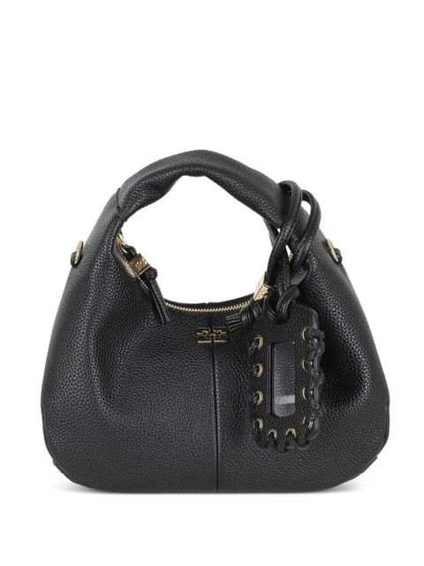 GANNI mini Hobo tote bag - Black - zdjęcie produktu nr 1