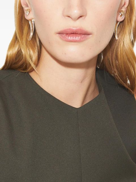 Tory Burch crystal-pavé spike earrings - Gold