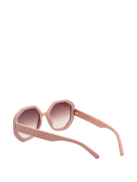 Marc Jacobs geometric-frame sunglasses - Pink
