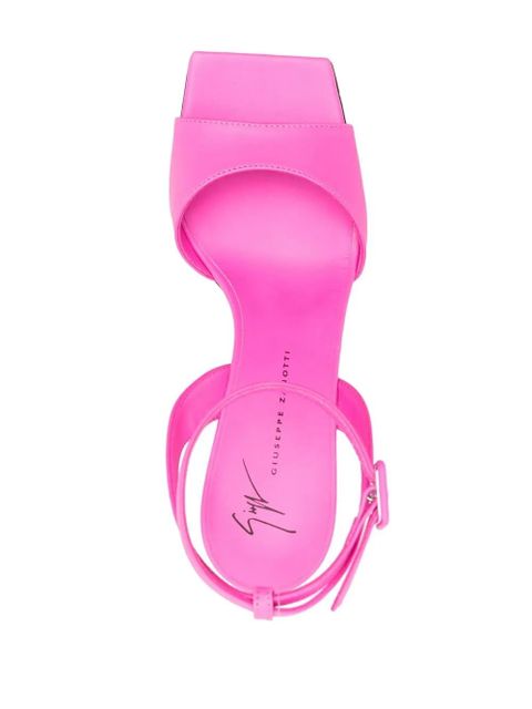 Giuseppe Zanotti transparent-heel detail sandals - Pink