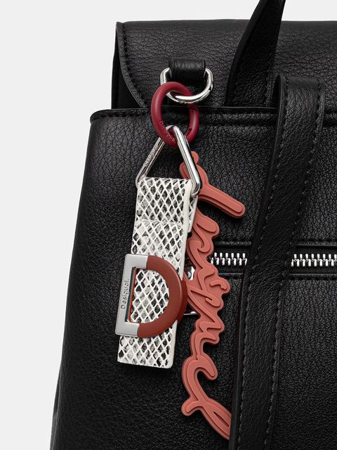 Desigual plecak SIERRA SUMY MINI STR damski kolor czarny mały gładki 25WAKP19
