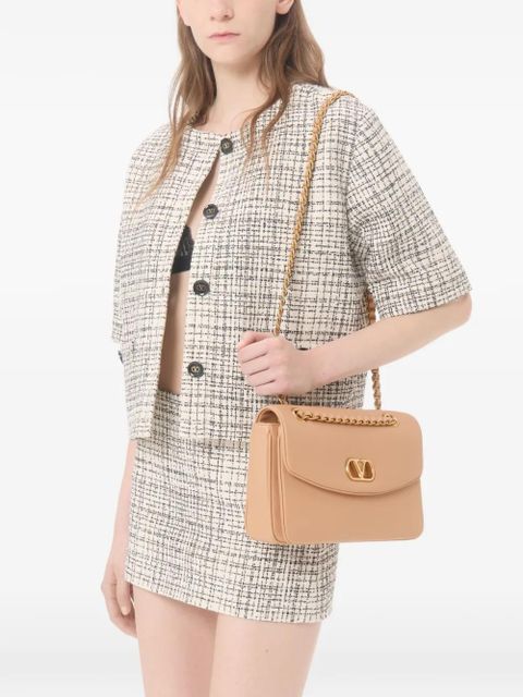 Valentino Garavani Djuna medium chain bag in nappa leather - Pink - zdjęcie produktu nr 2