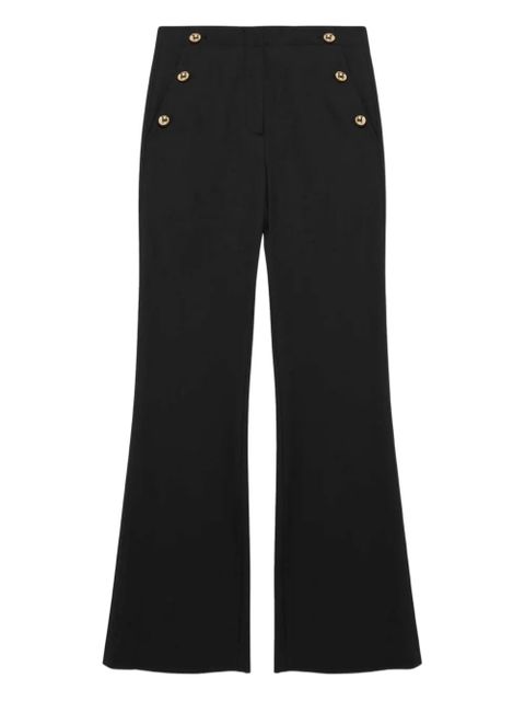 Simkhai Robin button-embellishment trousers - Black - zdjęcie produktu nr 1