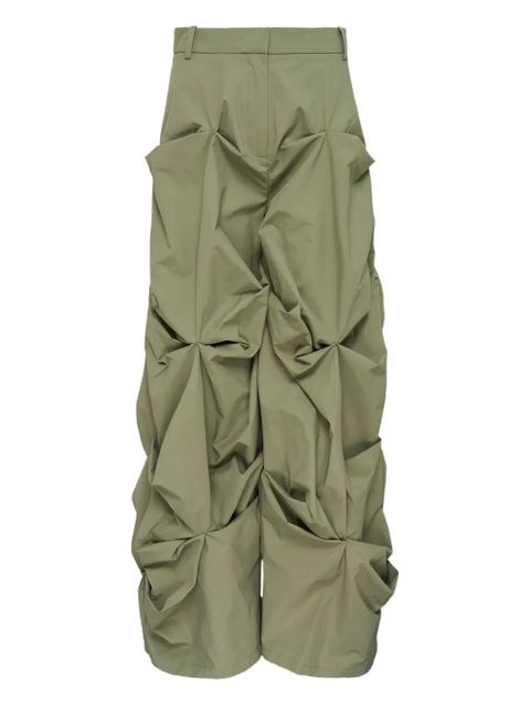 GANNI drapey trousers - Green - zdjęcie produktu nr 1