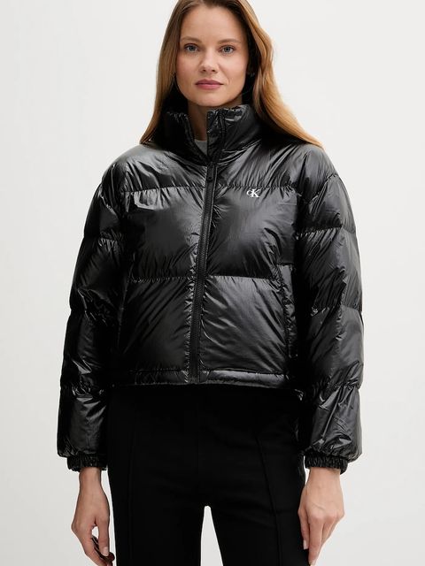 Calvin Klein Jeans kurtka puchowa kolor czarny zimowa LV047D510G - zdjęcie produktu nr 1