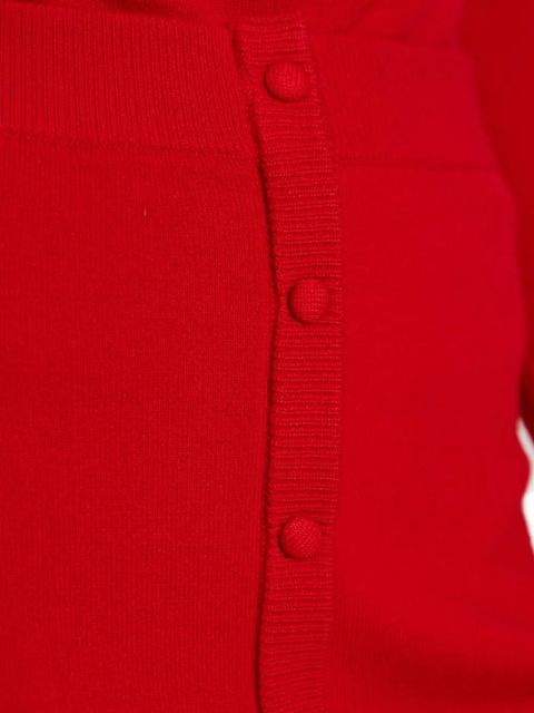 Victoria Beckham button-front fitted skirt - Red