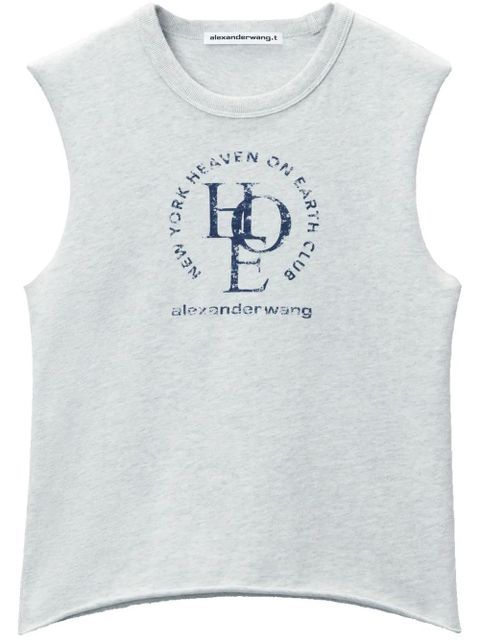 Alexander Wang graphic stamp t-shirt - Grey - zdjęcie produktu nr 1