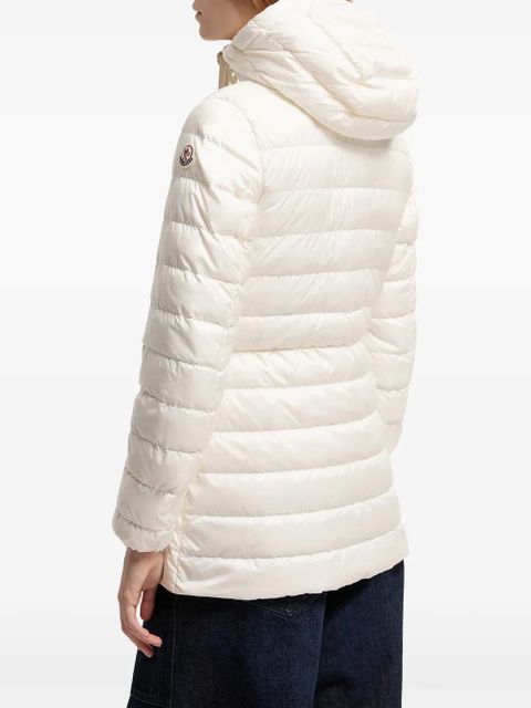 Moncler hooded quilted coat - Neutrals