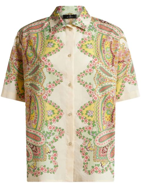 ETRO floral-print shirt - White - zdjęcie produktu nr 1
