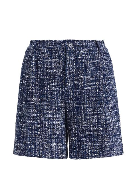 Lauren Ralph Lauren pleated bouclé shorts - Blue - zdjęcie produktu nr 2