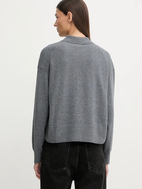 Marc O'Polo sweter damski kolor szary lekki 5000007502