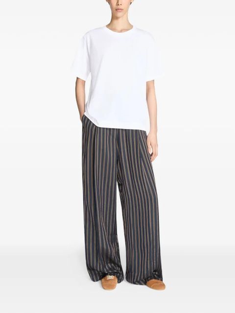 DRIES VAN NOTEN pleated wide trousers - Blue - zdjęcie produktu nr 2