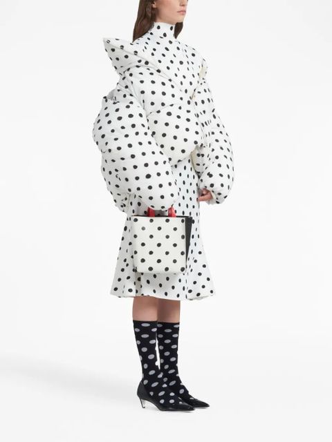 Marni polka-dot print A-line skirt - White - zdjęcie produktu nr 2