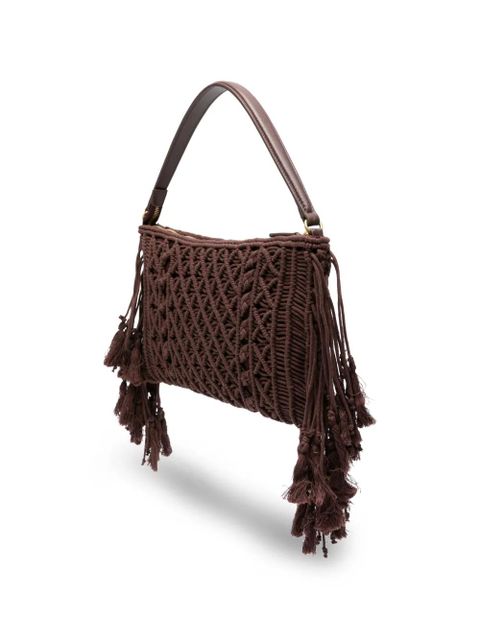 TWINSET logo-detail shoulder bag - Brown - zdjęcie produktu nr 2